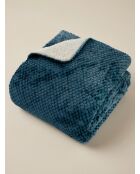 Plaid blu Lyno - 130x170cm