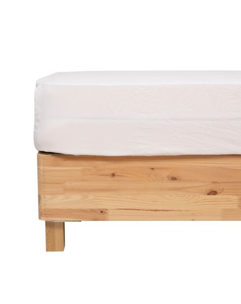 Drap housse B30 2 pièces blanche