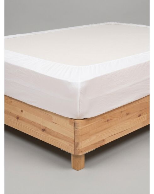 Drap housse B30 2 pièces blanche