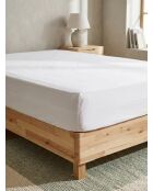 Drap housse B30 2 pièces blanche