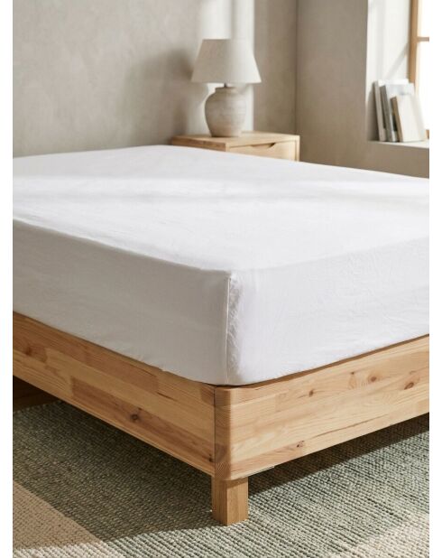 Drap housse B30 2 pièces blanche