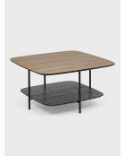 Table basse 1 étagère Hodia noire