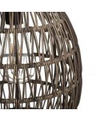Lampe solaire marron - H. 32cm