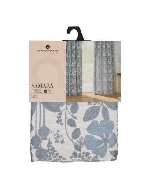 Tenda Samara blu tempesta - 140x260cm