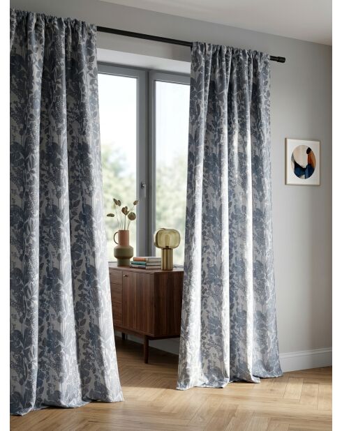 Tenda Samara blu tempesta - 140x260cm