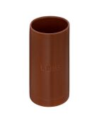 Vase soliflore avi marron caramel - H.20cm