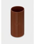 Vase soliflore avi marron caramel - H.20cm