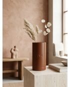 Vase soliflore avi marron caramel - H.20cm