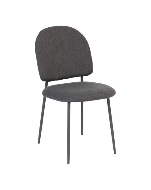 Chaise Kamili gris - l.57 x P.43 x H.84 cm