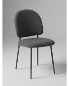 Silla Kamili gris - l.57 x D.43 x H.84 cm