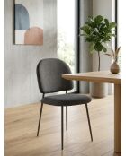 Silla Kamili gris - l.57 x D.43 x H.84 cm
