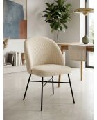 Poltrona da pranzo Solea beige