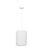 Suspension Tobie blanc - H. 25cm