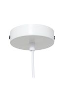 Suspension Tobie blanc - H. 25cm