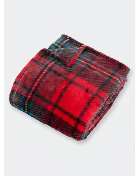 Plaid Brody rouge - 130x170cm