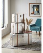 Lot de 3 Malle  Sky gris