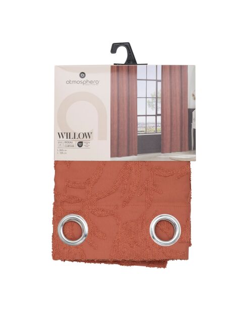 Tenda in terracotta Jacq Willow, 135 x 260 cm