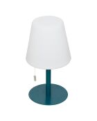 Zack blaue Außenlampe - H. 30cm