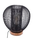 Noda Tischlampe schwarz - H. 27cm