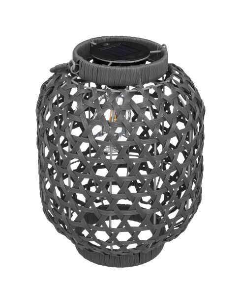 Lampe solaire Tola gris - H. 32cm