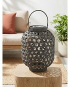 Lampe solaire Tola gris - H. 32cm