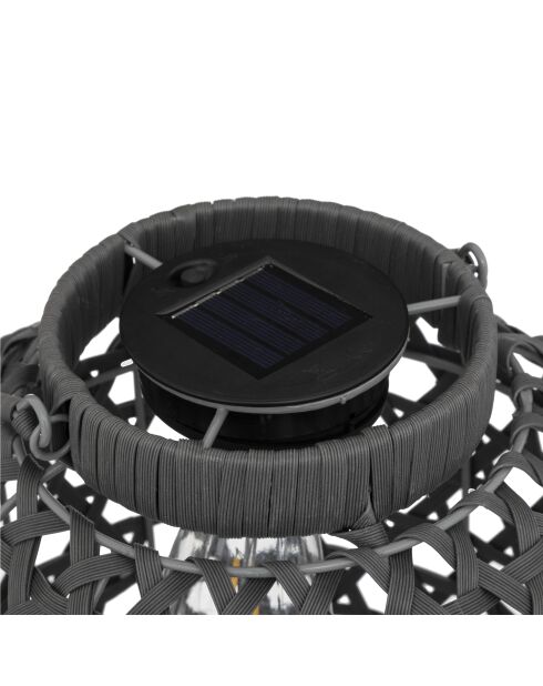 Lampe solaire Tola gris - H. 32cm