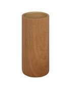 Vase, soliflore Cylindrique marron - H. 20cm
