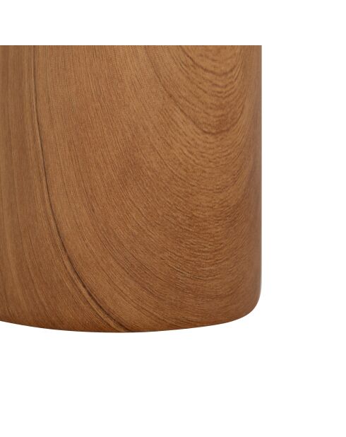 Vase, soliflore Cylindrique marron - H. 20cm