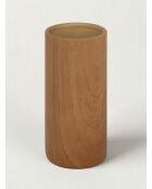 Vase, soliflore Cylindrique marron - H. 20cm
