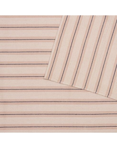 Tapis groove Ray bleu navy - 120x170cm