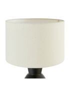 Yulia schwarze Lampe - H. 59cm