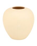 Vase Boule beige - H. 22cm