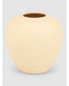 Vase Boule beige - H. 22cm