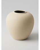 Vase Boule beige - H. 22cm