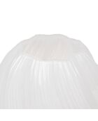 Vaso in vetro bianco Valma - H. 21cm