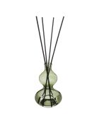 Hanae Glasdiffusor aus dunkelgrünem Sandelholz, 1000 ml