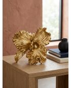 Déco à poser Fleur Belli doré - H. 20cm
