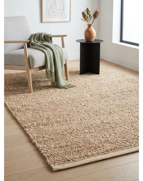 Tapis en laine Volna camel - 118x170cm