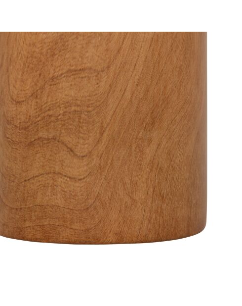 Vase Sao en bois marron - H. 30cm