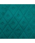 Plaid in flanella blu con rombi - 125x150 cm