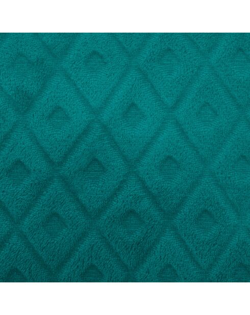 Plaid in flanella blu con rombi - 125x150 cm