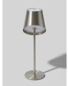 Lampe extérieur Cody argent - H. 36cm