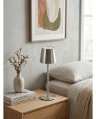 Lampe extérieur Cody argent - H. 36cm
