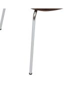 Chaise Ouro noyer marron charbon