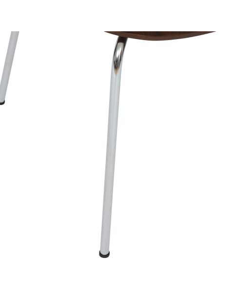 Chaise Ouro noyer marron charbon