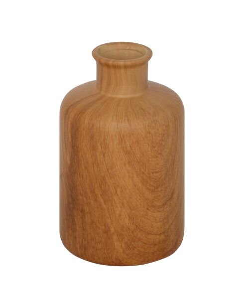 Vase, soliflore Sao marron - H. 17,5cm