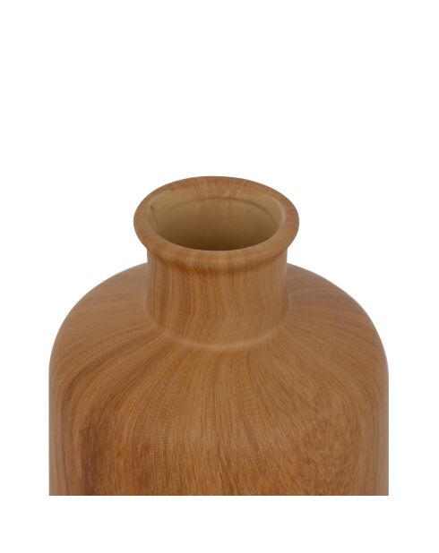 Vase, soliflore Sao marron - H. 17,5cm