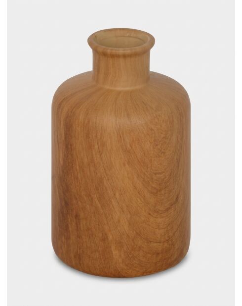 Vase, soliflore Sao marron - H. 17,5cm