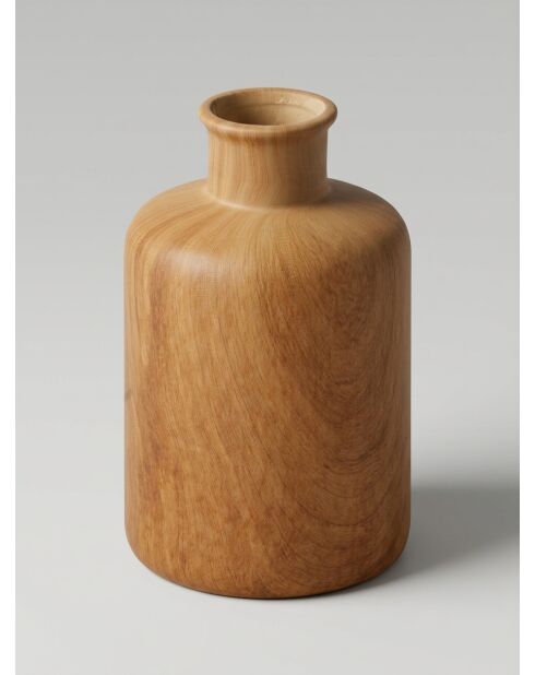 Vase, soliflore Sao marron - H. 17,5cm