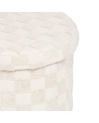 Pouf Tufte pliable blanc